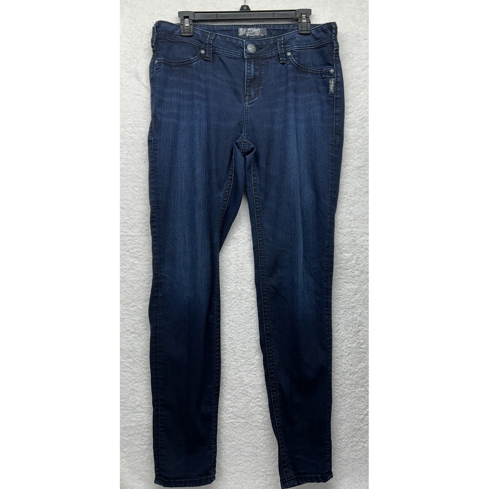 Silver Jeans Womens Size 30X31 Suki High Rise Super Skinny Denim Jeans (M3)
